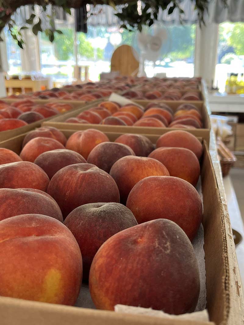 Palisade Peaches at People + Produce market